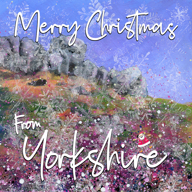 Ilkley Moor Christmas Card